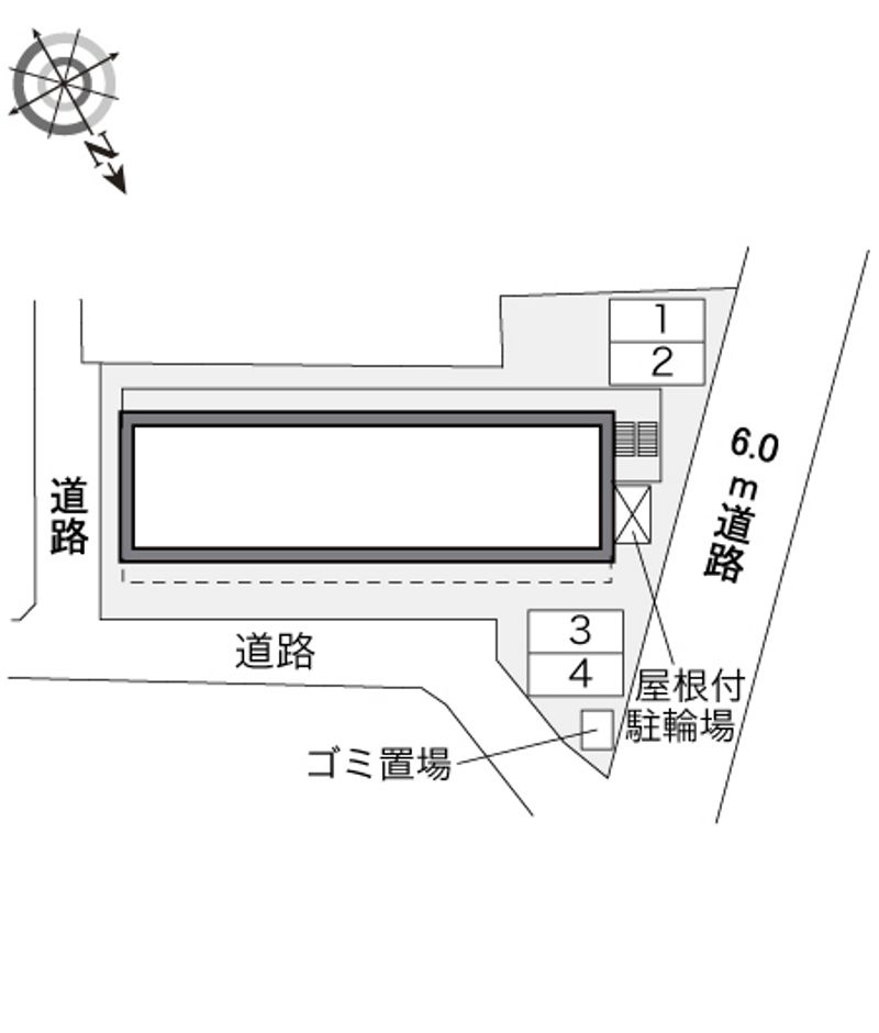 レオパレスＣｏｎｆｅｉｔｏ 配置図