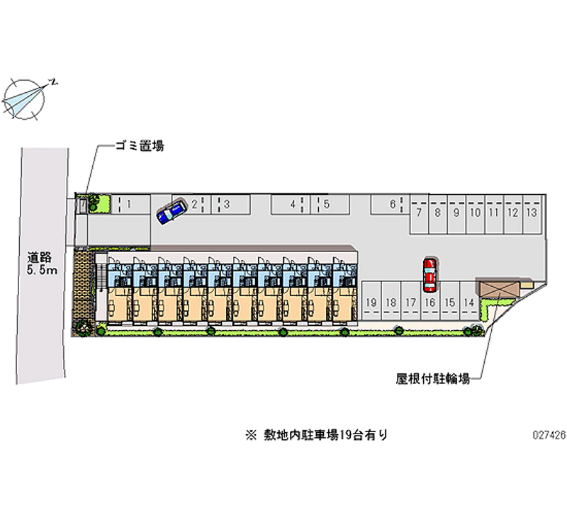 27426 bãi đậu xe hàng tháng