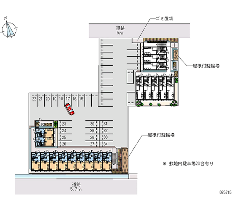 25715 bãi đậu xe hàng tháng