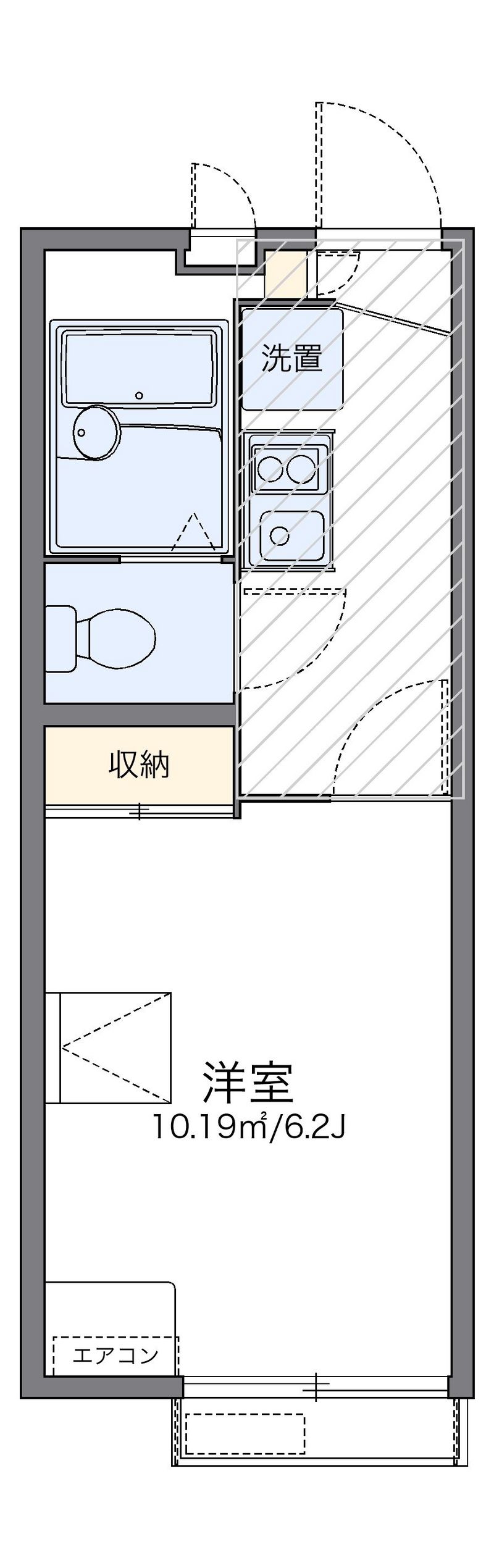 レオパレス今福 間取図