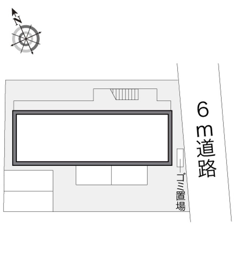 レオパレスララポート清水元町 配置図