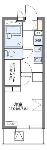 レオパレスＳｍｉｌｅ　Ｓ 間取り図