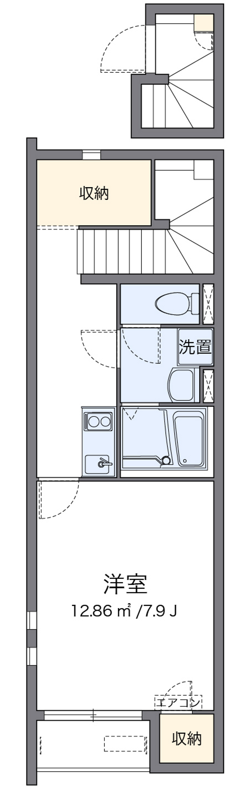 クレイノリラ 間取図