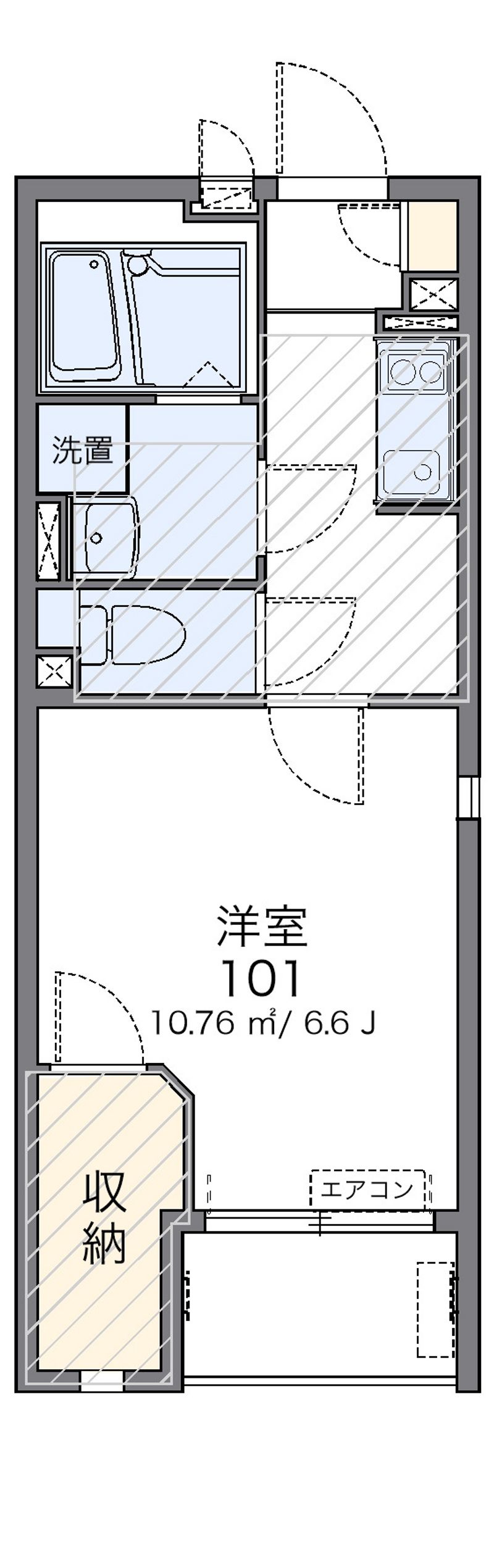 レオネクストオリーブハウスⅦ 間取図