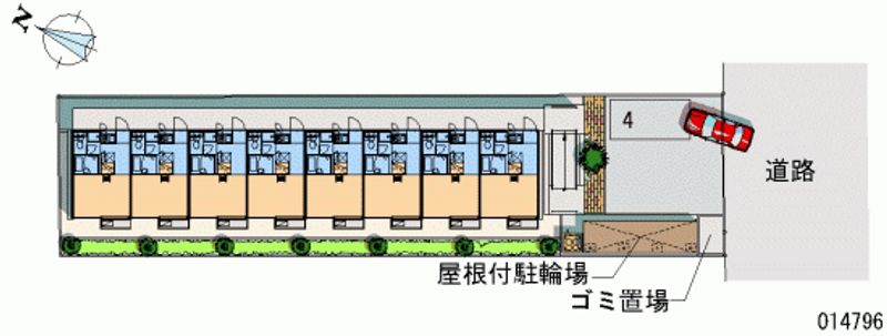レオパレスドミールＴ・Ｍ・ 区画図