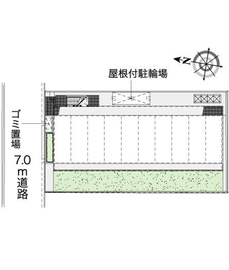 レオパレスＭａｋｅａｒｒｏｗⅢ 配置図