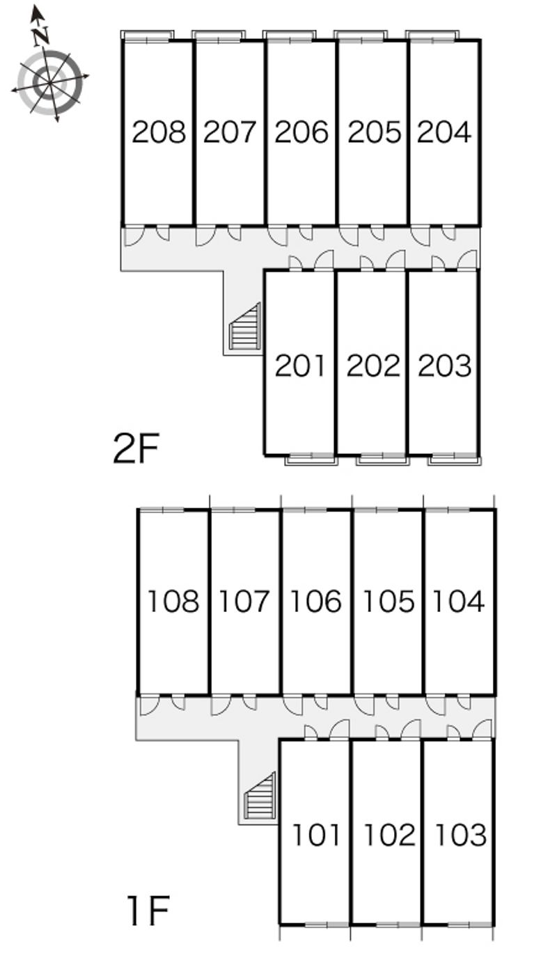 レオパレスブルーメン東川口 間取配置図