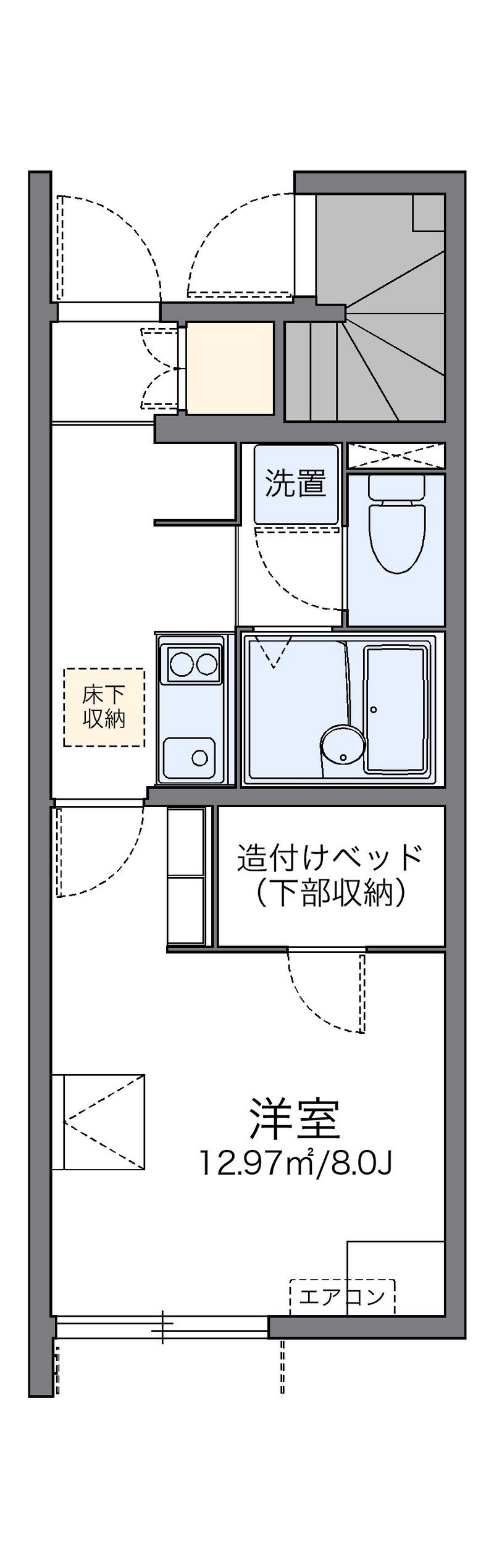 レオネクストおおせぎⅢ 間取図