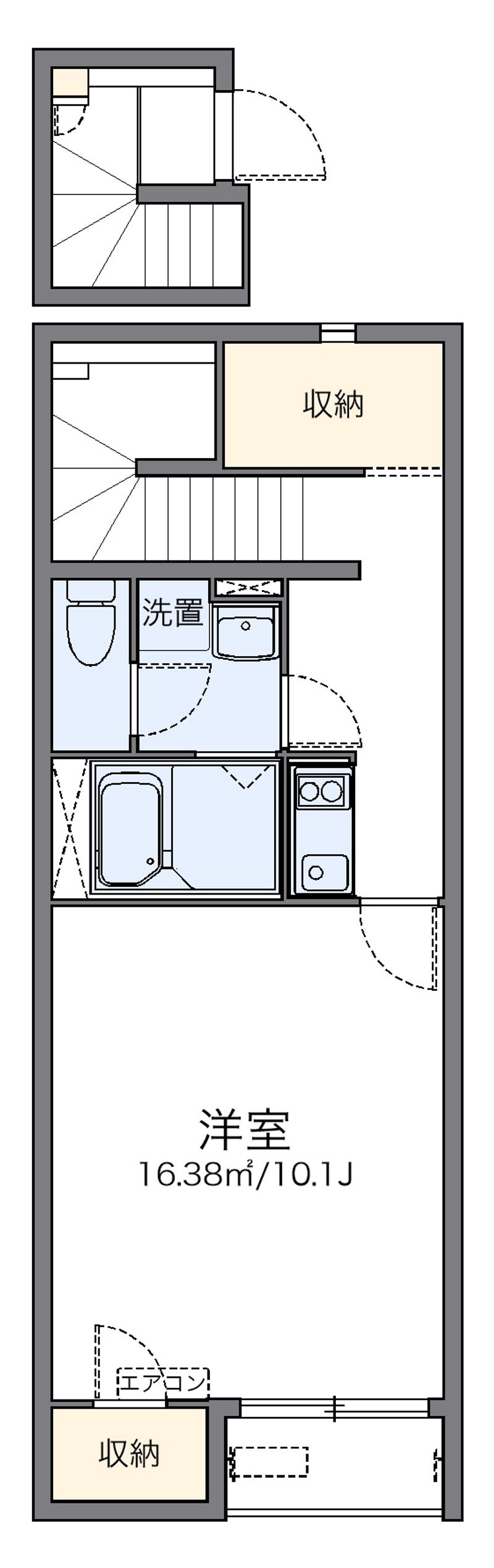 レオネクスト高島一丁目 間取図