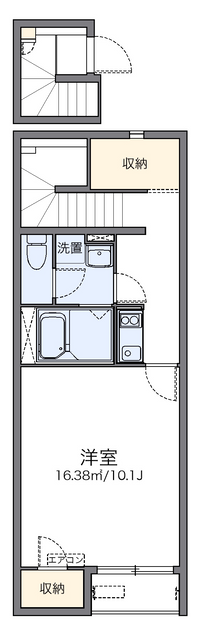 レオネクスト高島一丁目 間取り図