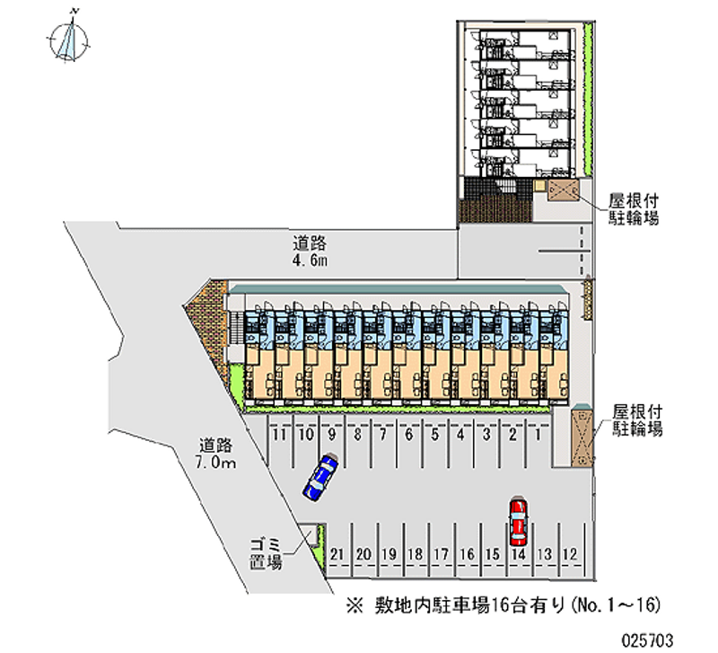 25703月租停車場