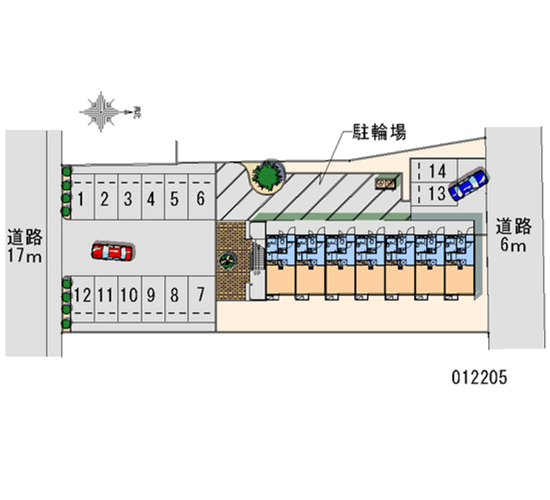 レオパレスシトラス 月極駐車場