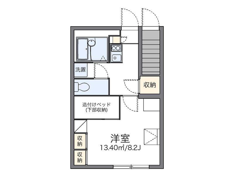 レオパレスリバティ 間取図