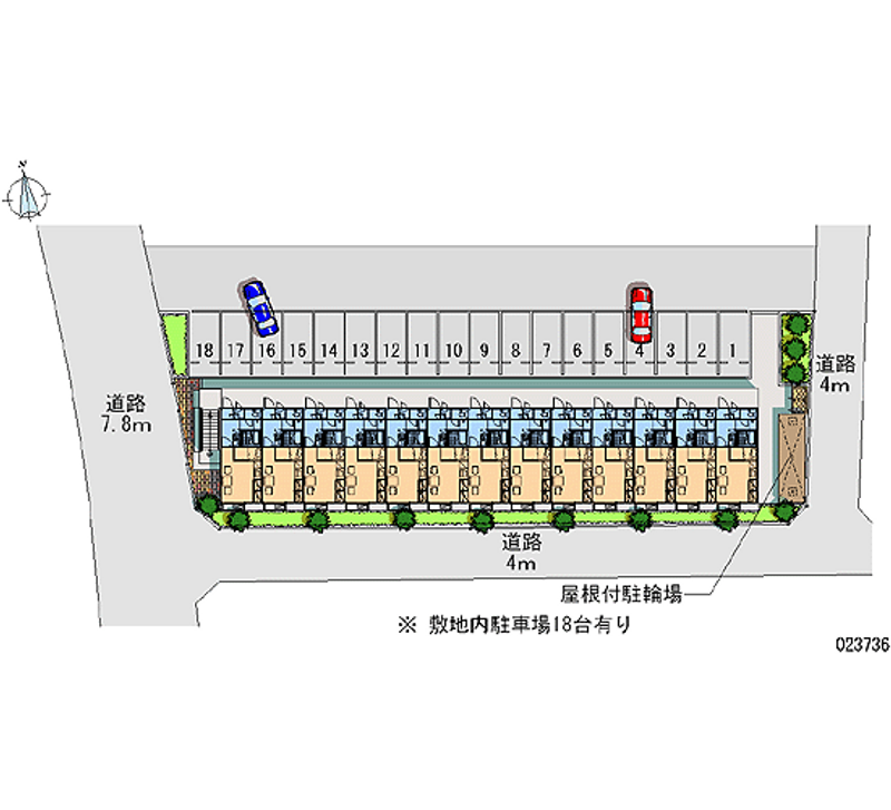 23736 Monthly parking lot