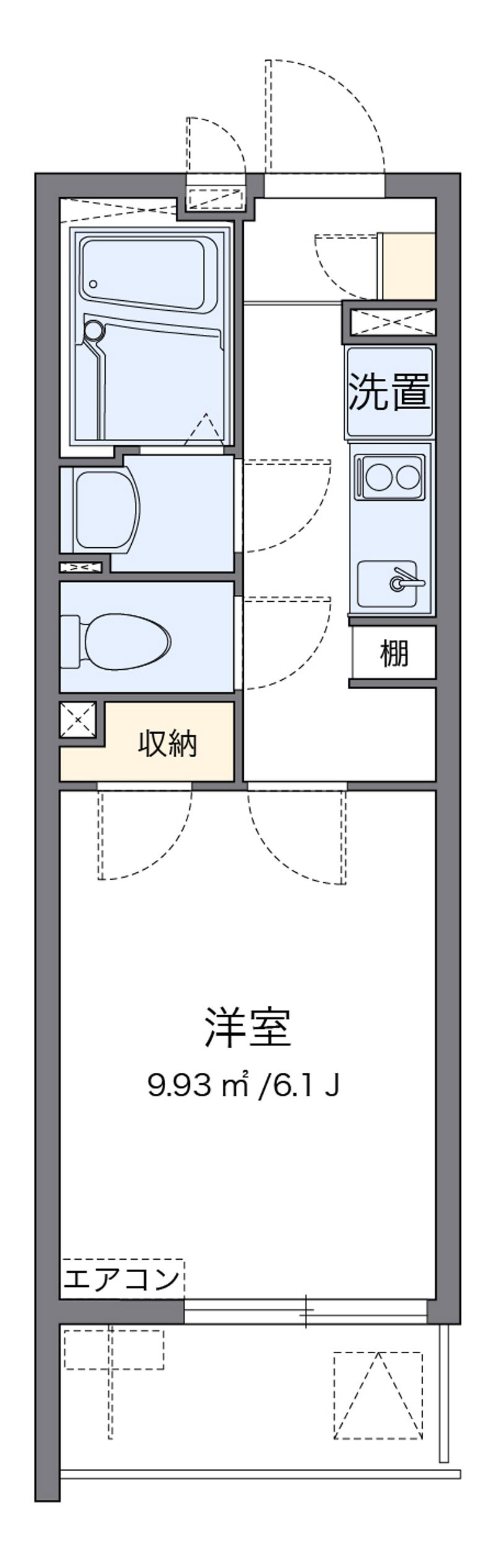 クレイノシャトレー栗木 間取図