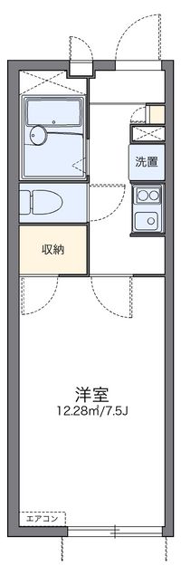 レオパレス郷 間取り図