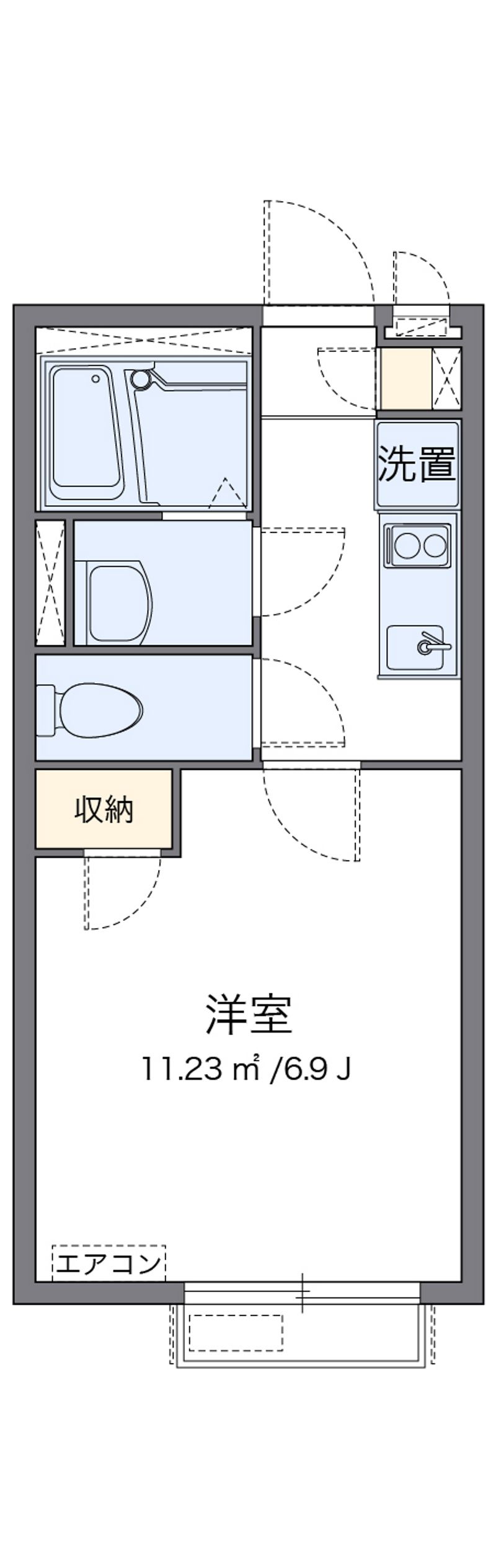 クレイノエブリシンⅡ 間取り