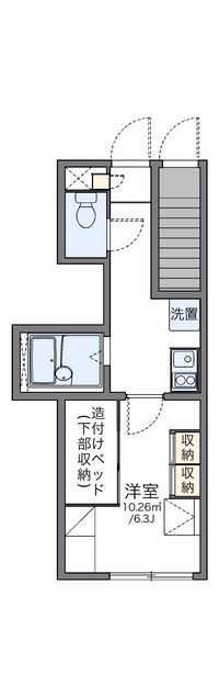 レオパレスエスタⅢ 間取り図