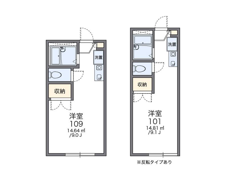 レオパレス藤本Ⅱ 間取図
