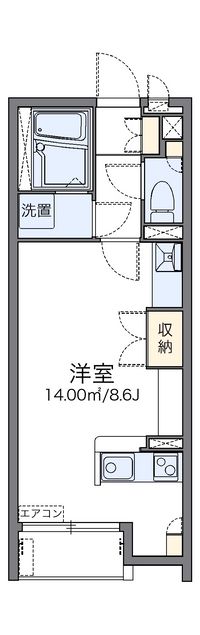 レオネクストジャルダン 間取り図