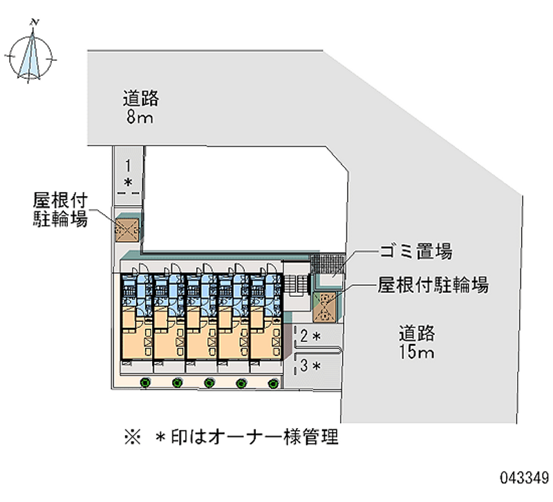 レオパレス新栄 区画図