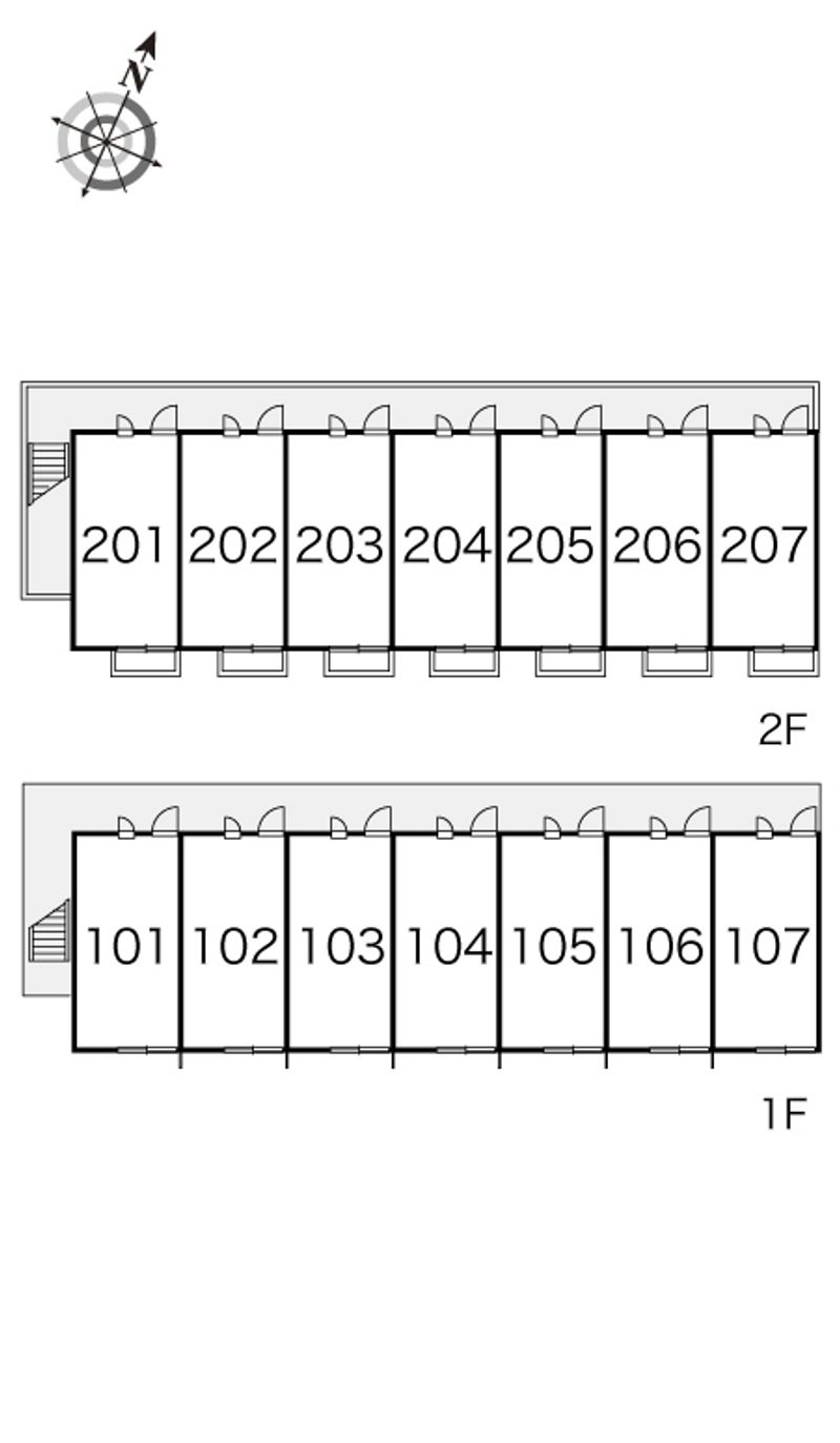 レオパレスＤＲＥＡＭ 間取配置図