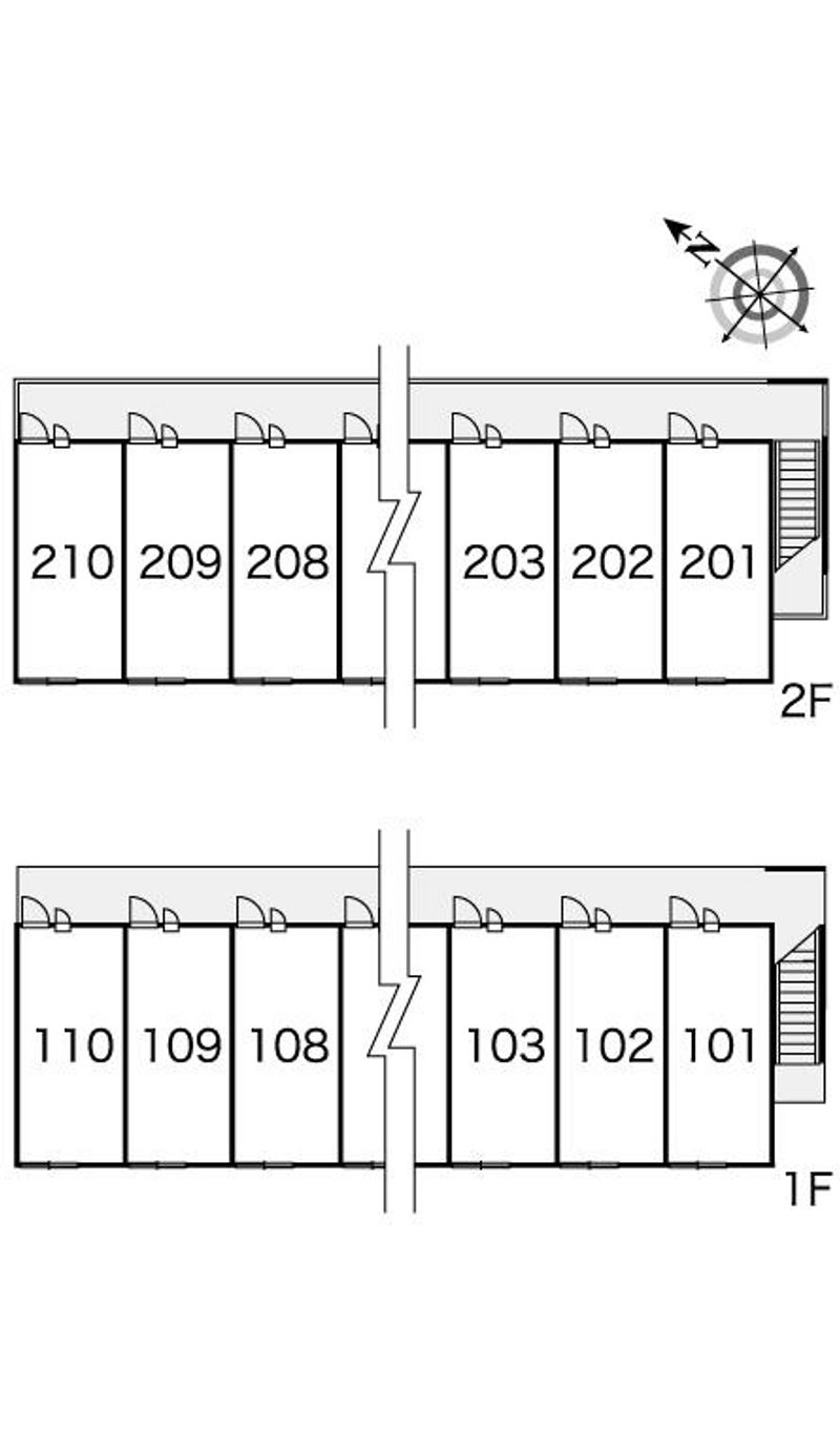 レオパレス大崎レジデンス２０ 間取配置図