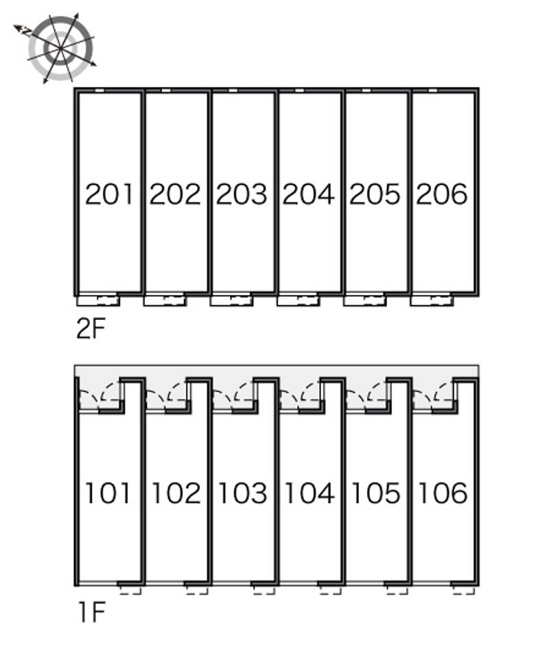レオネクスト英 間取配置図