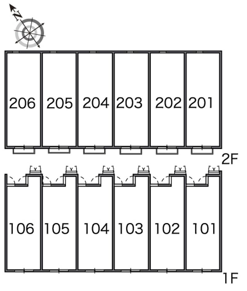 レオネクストセブン長沼 間取配置図