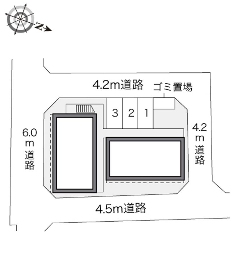 レオパレスＪＯＹ 駐車場