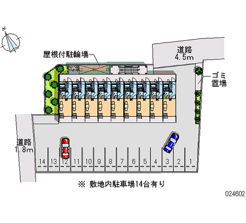 24602月租停車場