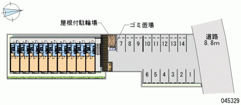 レオパレスＫ　ｓ 月極駐車場