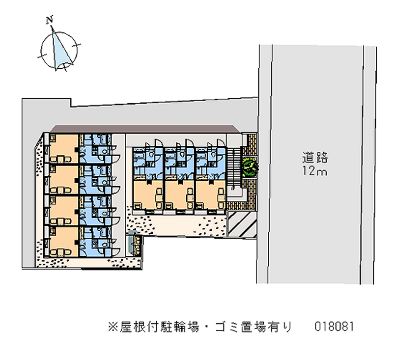 レオパレス富士見町 区画図