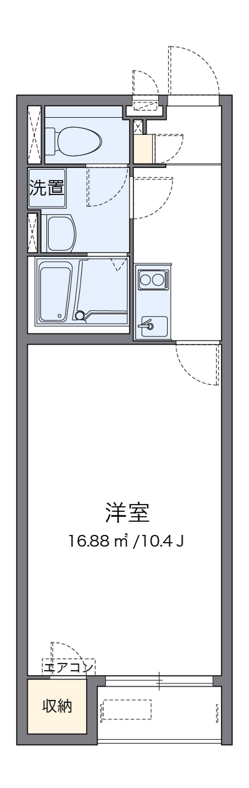 クレイノグローリーⅡ 間取図