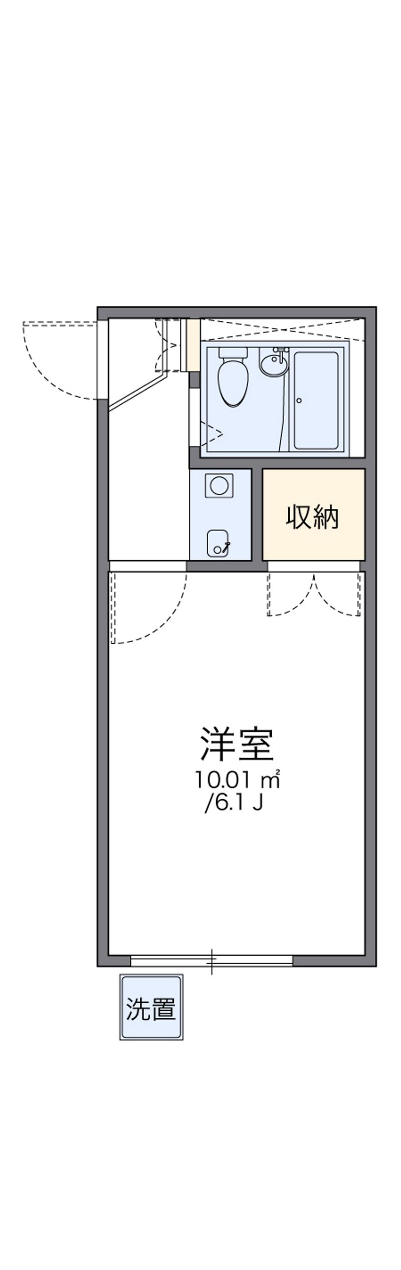 レオパレス新伊丹第２ 間取図