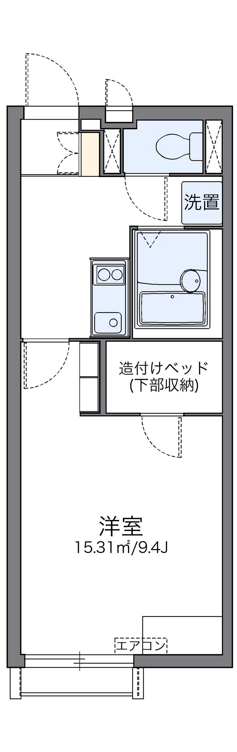 レオネクストリッフェル 間取図
