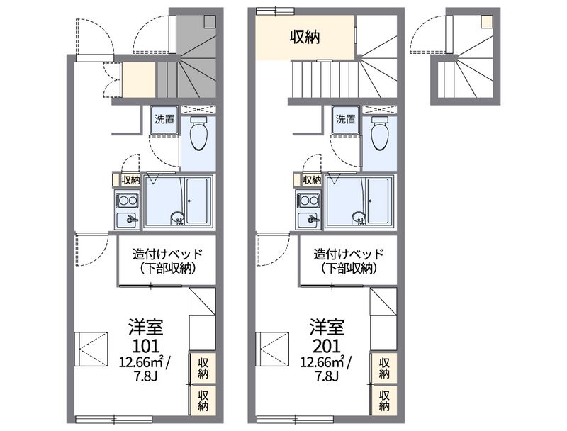 レオパレスリビエール 間取図