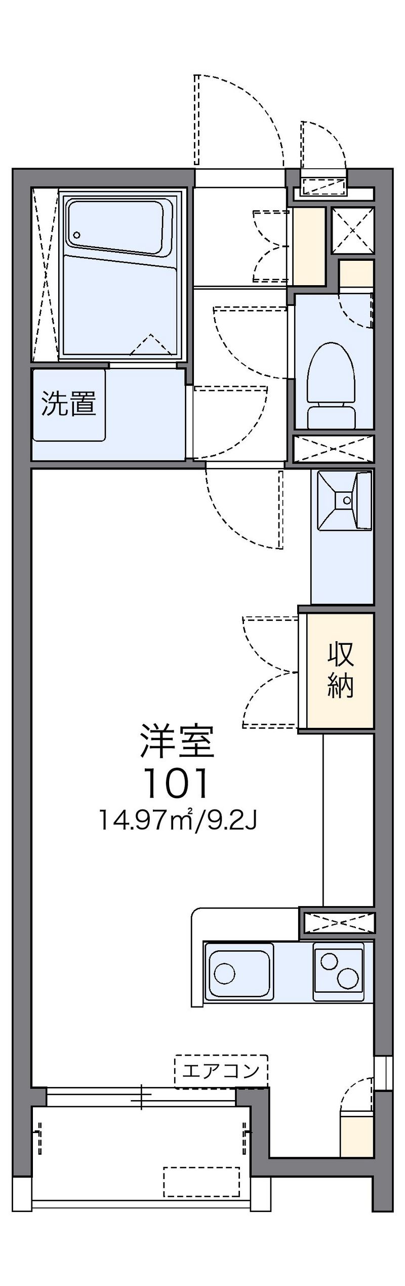 レオネクストシュエットフルール 間取図