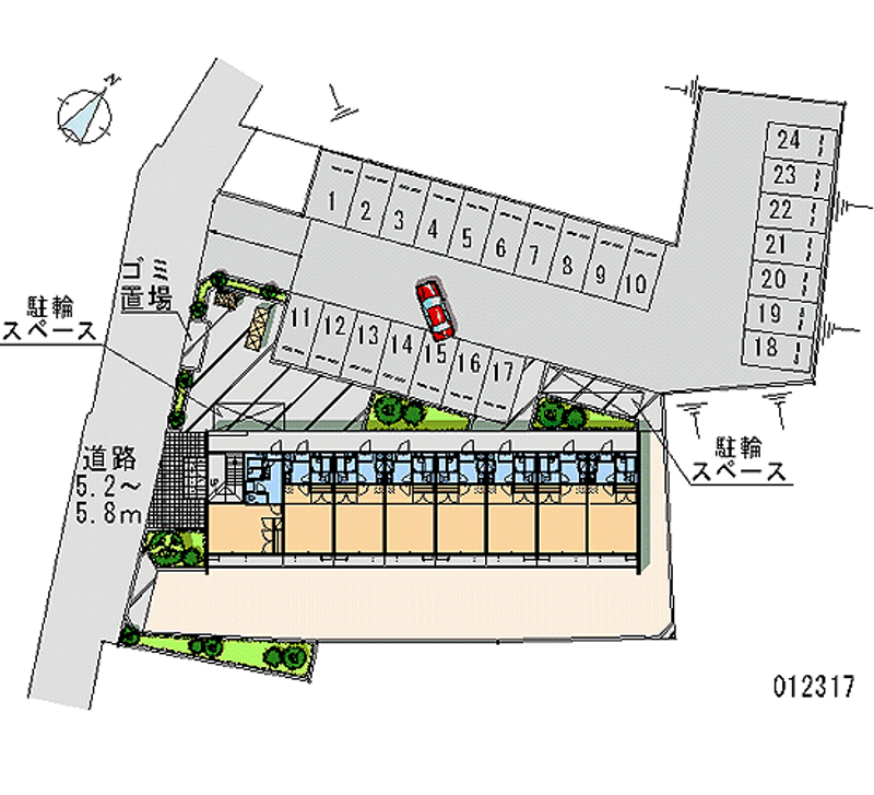 12317月租停車場