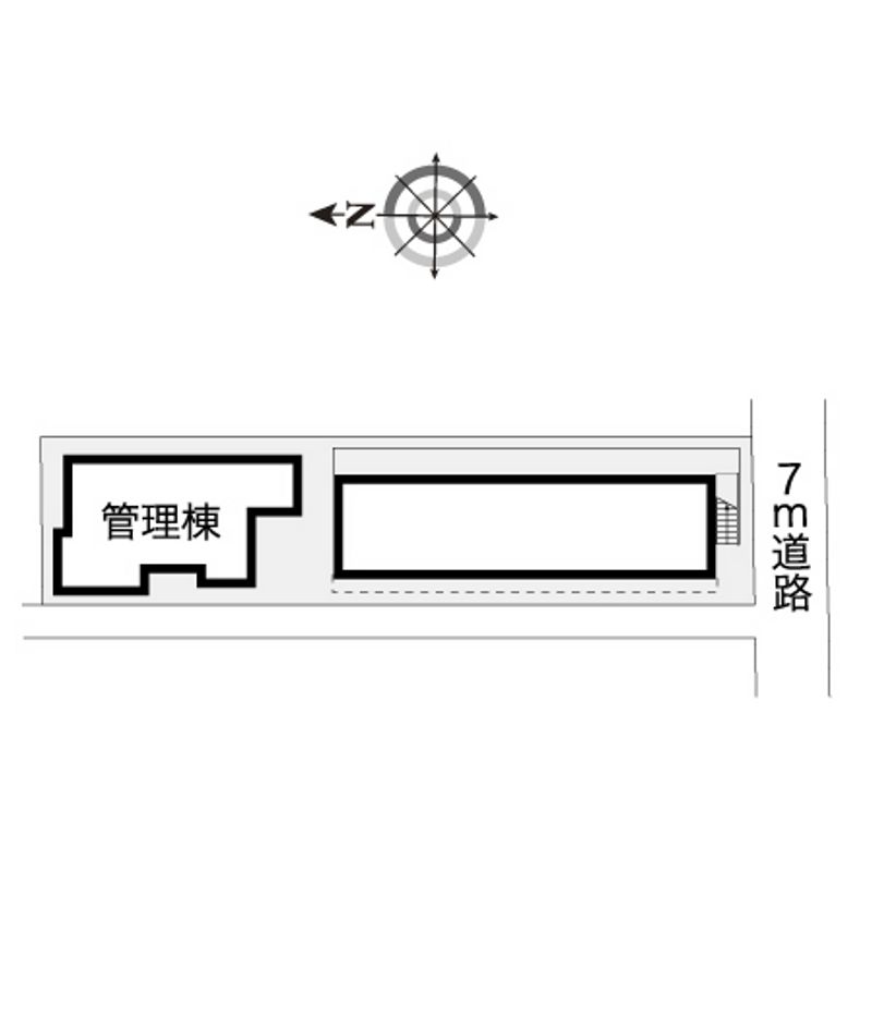 レオパレスナカイ　 配置図