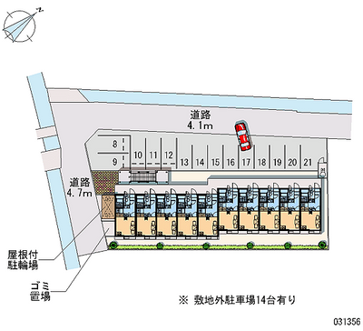 31356 Monthly parking lot