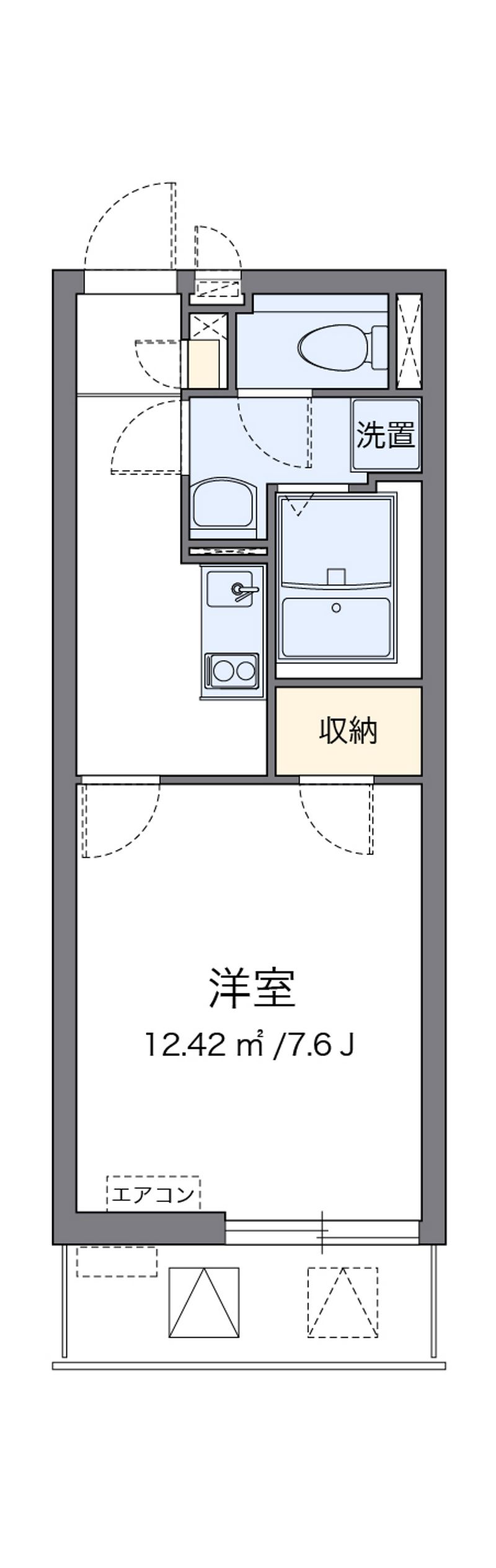 クレイノリーブル横浜 間取図