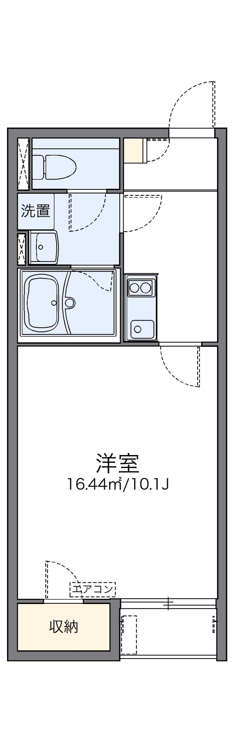 レオネクストヴァルハラⅢ 間取図