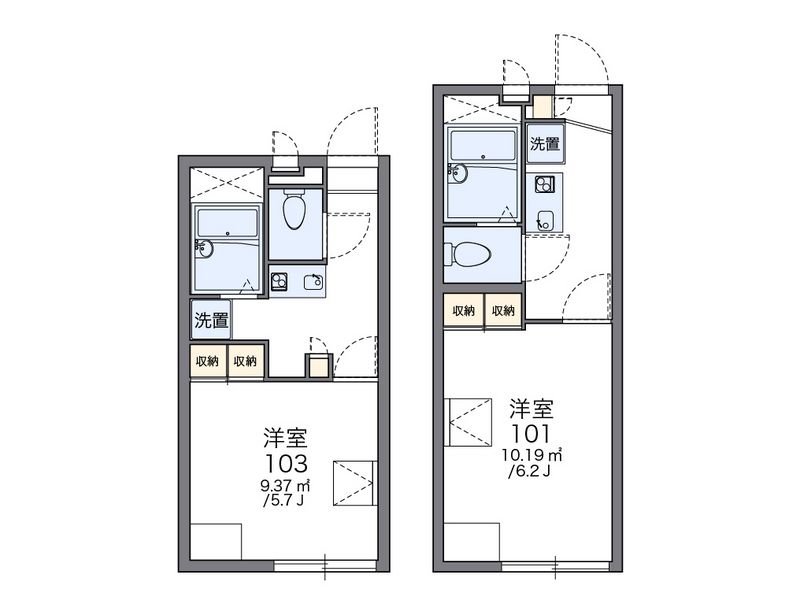 レオパレスＧｅｍｉｎｉ 間取図