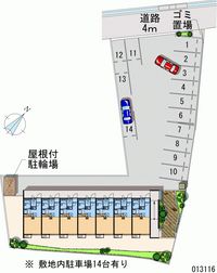 13116 Monthly parking lot