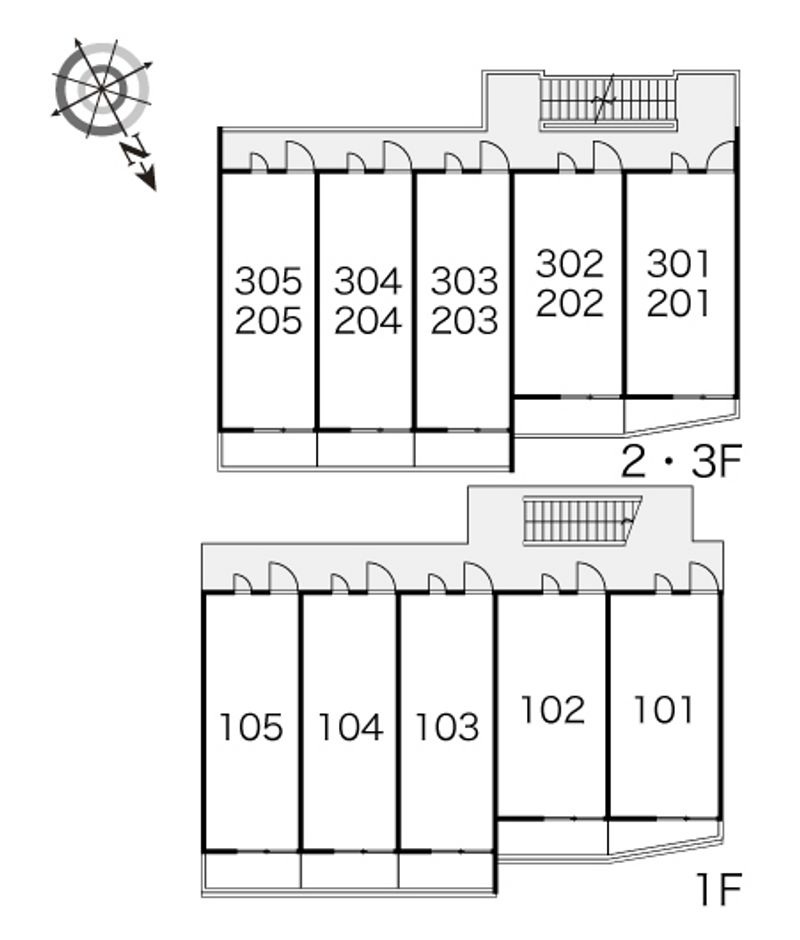 レオパレスＮ 間取り配置図
