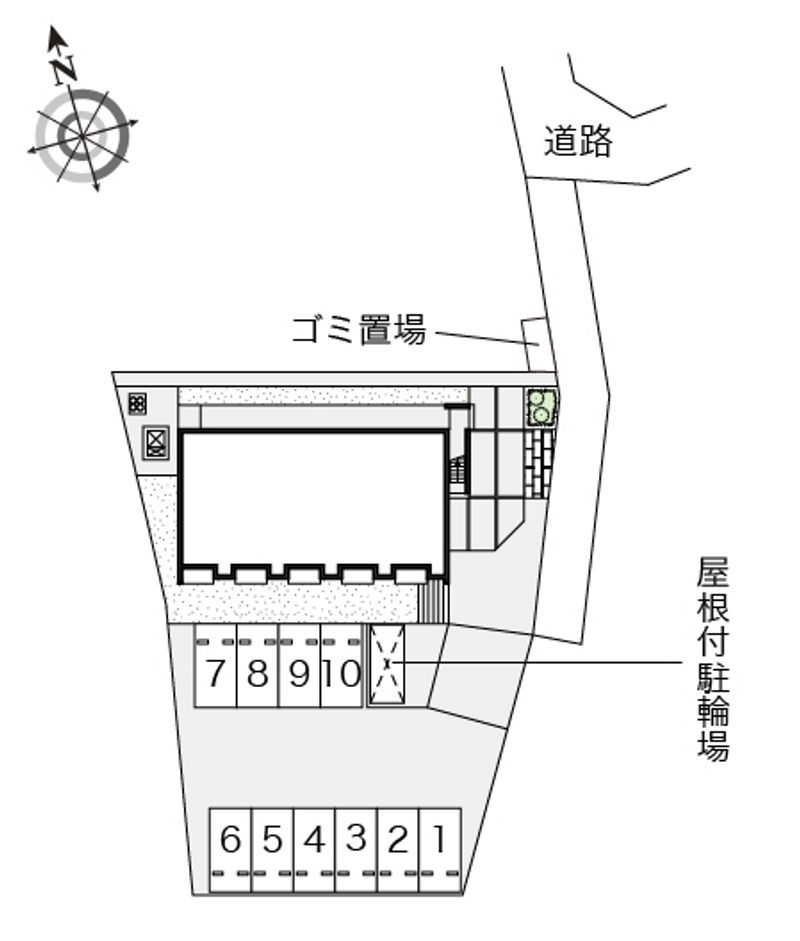 レオネクストコージィーコートⅠ 配置図