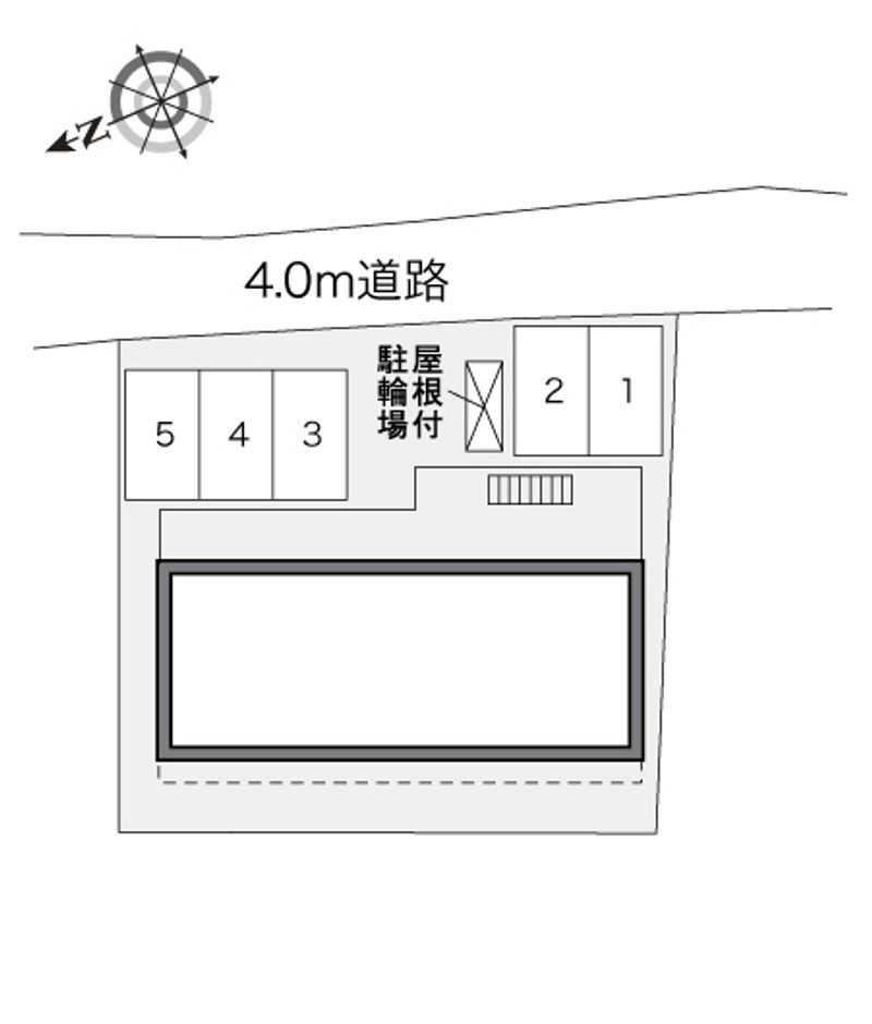 レオパレス湘南茅ヶ崎 配置図