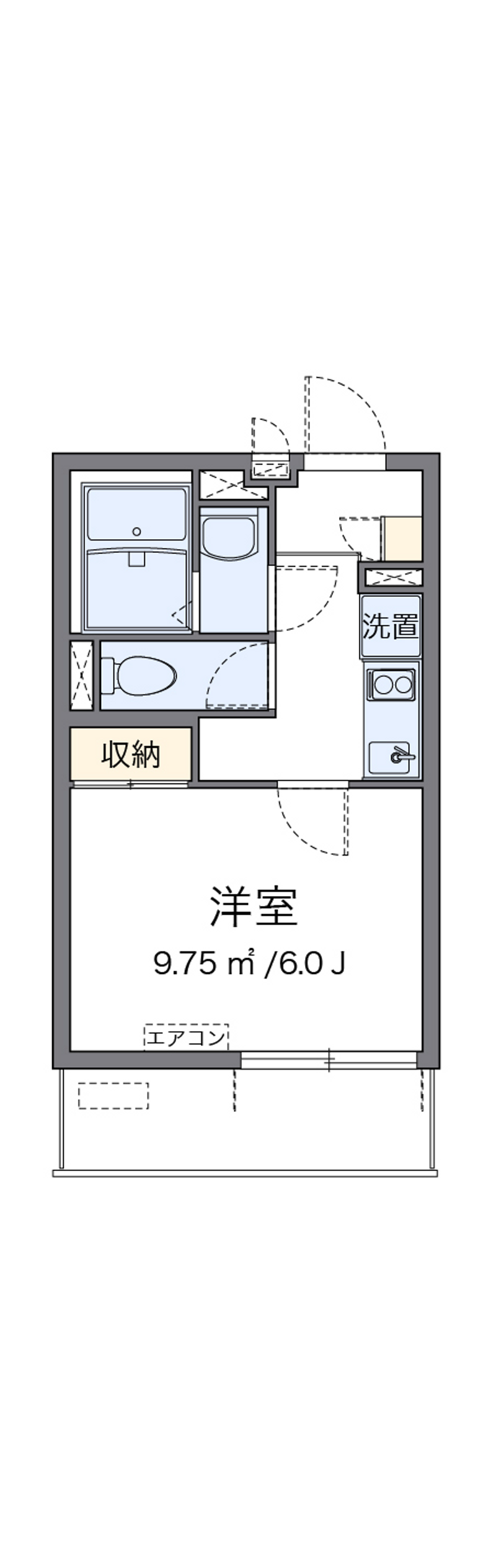 クレイノＹＵＫＡ３ 間取り
