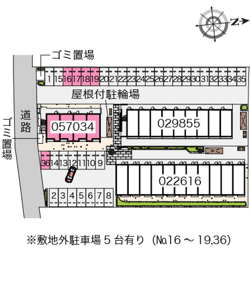 クレイノラリベラ 配置図